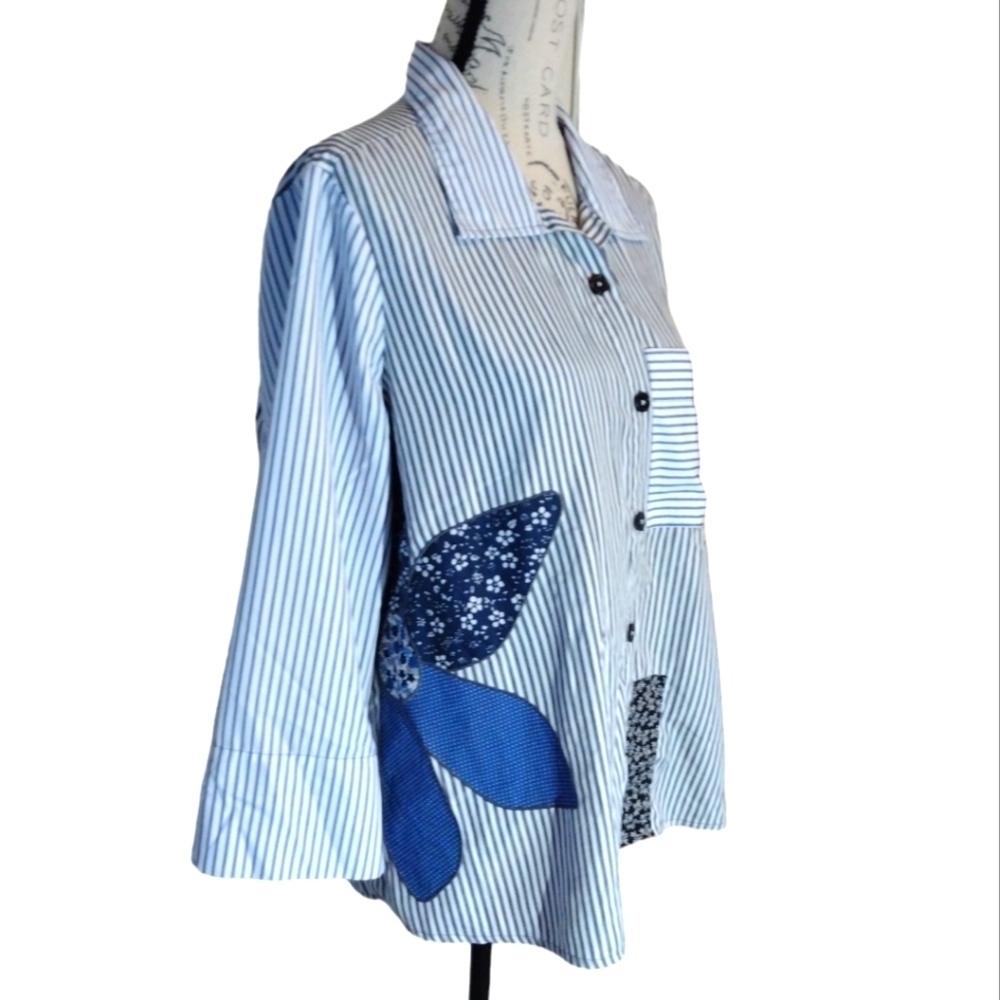 Cali Girl Patchwork Blouse